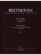 Beethoven: 3 Sonatas In G Major, D Minor & E-Flat Major Op. 31 (noty na klavír)