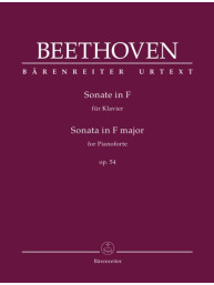 Beethoven: Sonata In F Major Op. 54 (noty na klavír)