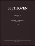 Beethoven: Sonata in F-Sharp Major Op. 78 (noty na klavír)