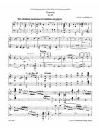 Beethoven: Sonata In E Minor Op. 90 (noty na klavír)