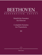 Beethoven: Complete Sonatas for Pianoforte III (noty na klavír)