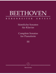 Beethoven: Complete Sonatas for Pianoforte III (noty na klavír)