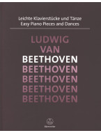 Beethoven: Easy Piano Pieces And Dances (noty na klavír)