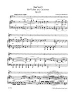 Beethoven: Concerto In D Op.61 For Violin and Orchestra (noty na housle, klavír)
