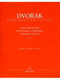 Antonín Dvořák: Humoreska Ges-Dur (noty na klavír)