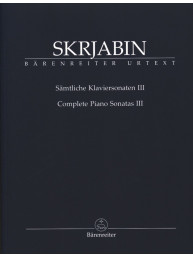 Alexandr Skrjabin: Complete Piano Sonatas III (noty na klavír)