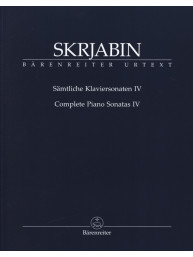 Alexandr Skrjabin: Complete Piano Sonatas IV (noty na klavír)
