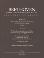 33 Variations on a Waltz op. 120 & 50 Variations on a Waltz, Diabelli Variations (noty na klavír)