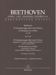 33 Variations on a Waltz op. 120 & 50 Variations on a Waltz, Diabelli Variations (noty na klavír)