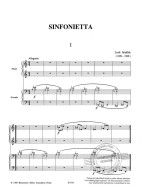 Leoš Janáček: Sinfonietta (noty na čtyřruční klavír)
