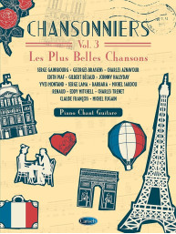 Chansonniers Vol. 3 - Les Plus Belles Chansons (noty na klavír, zpěv, akordy)