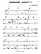 Disenchanted / Prokletá romance (noty na klavír, zpěv, akordy)