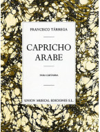 Francisco Tárrega: Capricho Arabe (noty na kytaru)