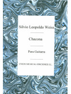Silvius Leopold Weiss: Chacona - R Sainz De La Maza (noty na kytaru)