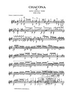 Silvius Leopold Weiss: Chacona - R Sainz De La Maza (noty na kytaru)
