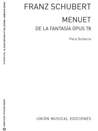Franz Schubert: Minuetto (noty na kytaru)