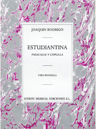 Joaquín Rodrigo: Estudiantina - Pasacalle Y Coplilla (noty na kytaru)