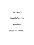Bartolome Calatayud: Pequena Tarantela (noty na kytaru)