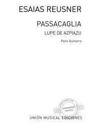 Esaias Reusner: Passacaglia (noty na kytaru)
