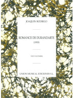 Joaquín Rodrigo: Romance De Durandarte (noty na kytaru, zpěv)