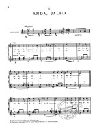 Federico Garcia Lorca: Canciones Espanolas Antiguas (noty na kytaru, zpěv)