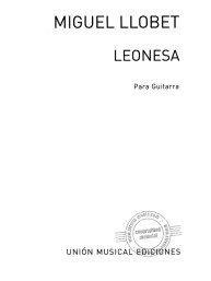 Miguel Llobet: Llobet Leonesa (noty na kytaru)