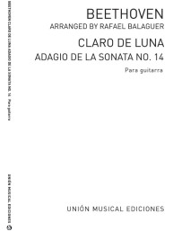 Beethoven: Claro De Luna Adagio De Sonata No.14 Op.27 No.2 (noty na kytaru)