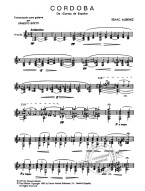 Isaac Albéniz: Cordoba No.4 De Cantos De Espana - Bitetti (noty na kytaru)
