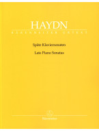 Franz Joseph Haydn: Late Piano Sonatas (noty na klavír)