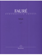 Gabriel Fauré: Ballade Op.19 (noty na sólo klavír)