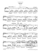 Gabriel Fauré: Ballade Op.19 (noty na sólo klavír)