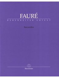 Gabriel Fauré: Barcarolles (noty na klavír)