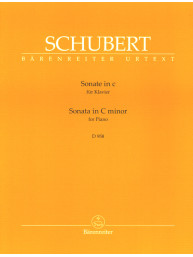 Franz Schubert: Sonata In C Minor D 958 (noty na klavír)