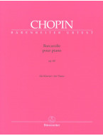 Frédéric Chopin: Barcarolle in F-sharp major op. 60 (noty na klavír)