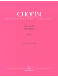 Frédéric Chopin: Barcarolle in F-sharp major op. 60 (noty na klavír)