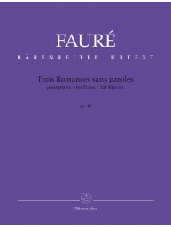 Gabriel Fauré: Trois Romances sans Paroles Op. 17 No. 52 (noty na klavír)