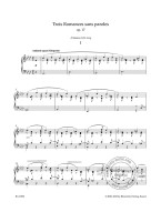 Gabriel Fauré: Trois Romances sans Paroles Op. 17 No. 52 (noty na klavír)