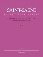 Camille Saint-Saëns: Six études pour la main gauche seule op. 135 (noty na klavír)