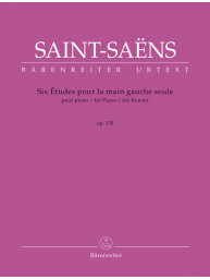Camille Saint-Saëns: Six études pour la main gauche seule op. 135 (noty na klavír)