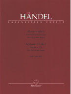 Georg Friedrich Händel: Keyboard Works I, HWV 426-433 (noty na klavír)
