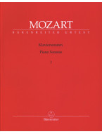W.A. Mozart: Piano Sonatas 1 (noty na klavír)