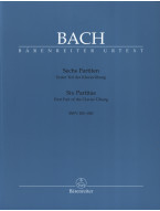 J.S. Bach: Six Partitas BWV 825–83 (noty na klavír)