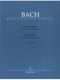 J.S. Bach: Six Partitas BWV 825–83 (noty na klavír)