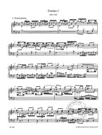 J.S. Bach: Six Partitas BWV 825–83 (noty na klavír)