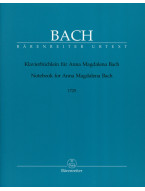 J.S. Bach: Notebook for Anna Magdalena Bach - 1725 (noty na klavír)