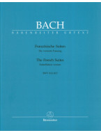 J.S. Bach: The French Suites BWV 812-817 (noty na klavír)