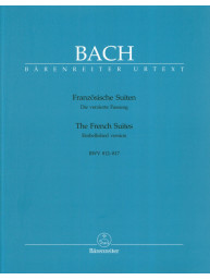 J.S. Bach: The French Suites BWV 812-817 (noty na klavír)