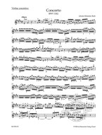J.S. Bach: Concerto in E major BWV 1042 (noty na housle, klavír)