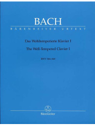 J.S. Bach: The Well-Tempered Clavier I - BWV 846-869 (noty na klavír)