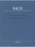 J.S. Bach: The Well-Tempered Clavier II - BWV 870-893 (noty na klavír)